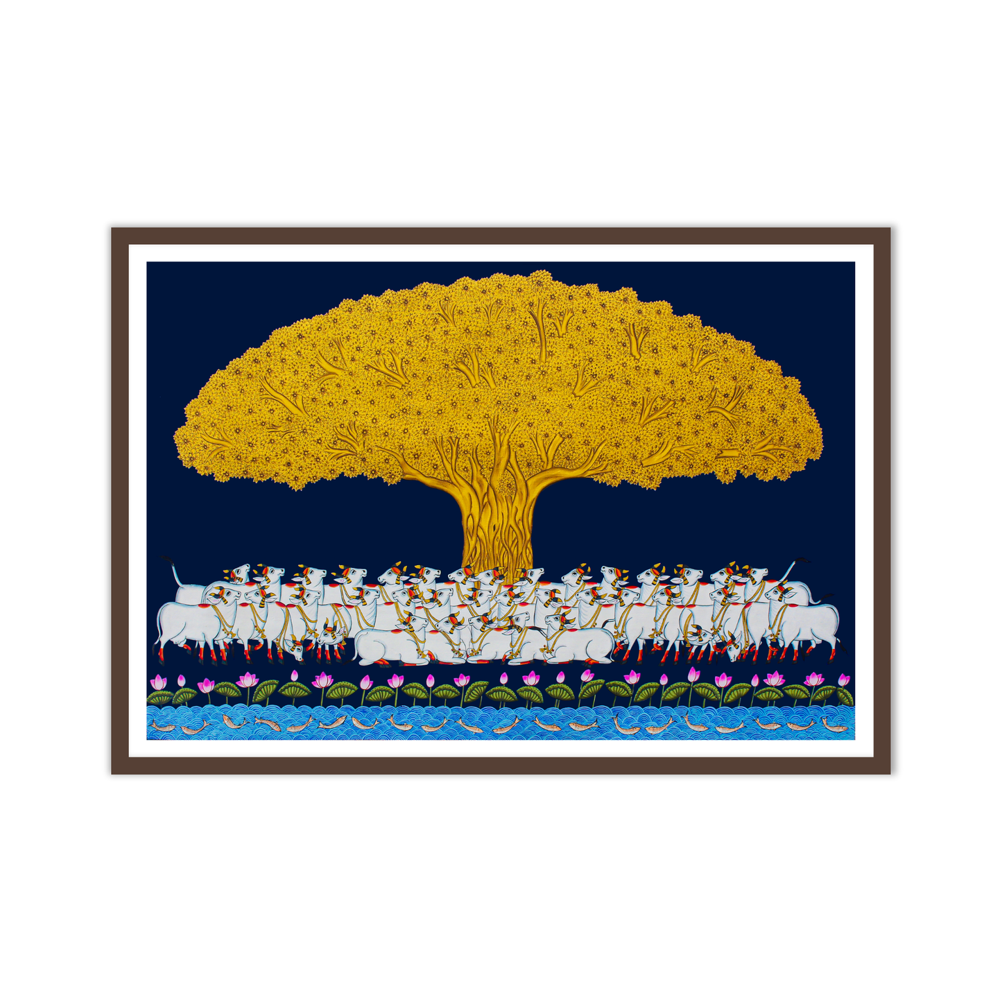 Kalpavriksha Tree of Life Vastu Pichwai Artwork – Pichwai Painting