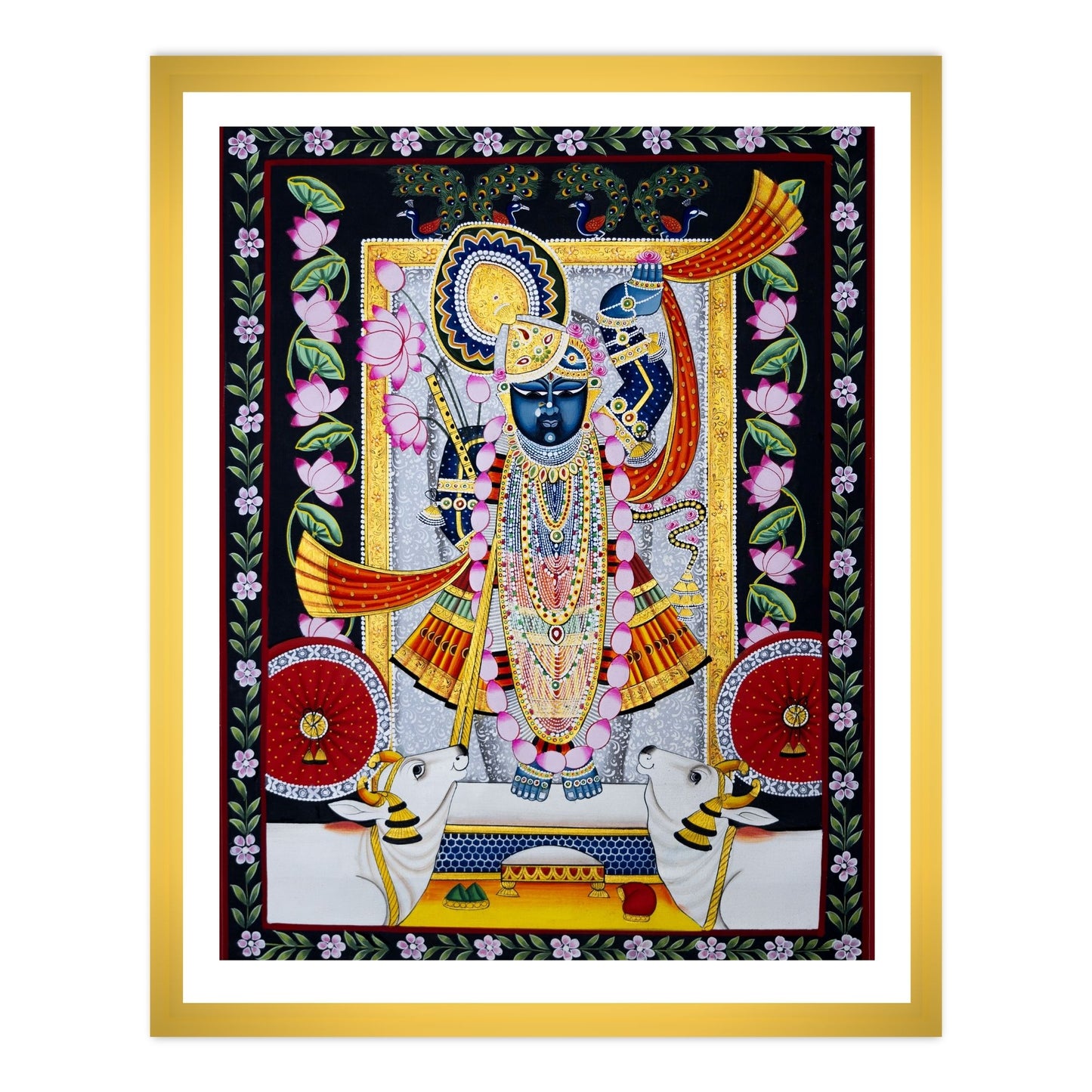 Shrinathji Pichwai Painting | Indian Art for Wall Decor