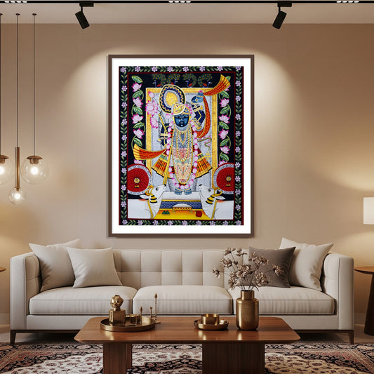Shrinathji Pichwai Painting | Indian Art for Wall Decor