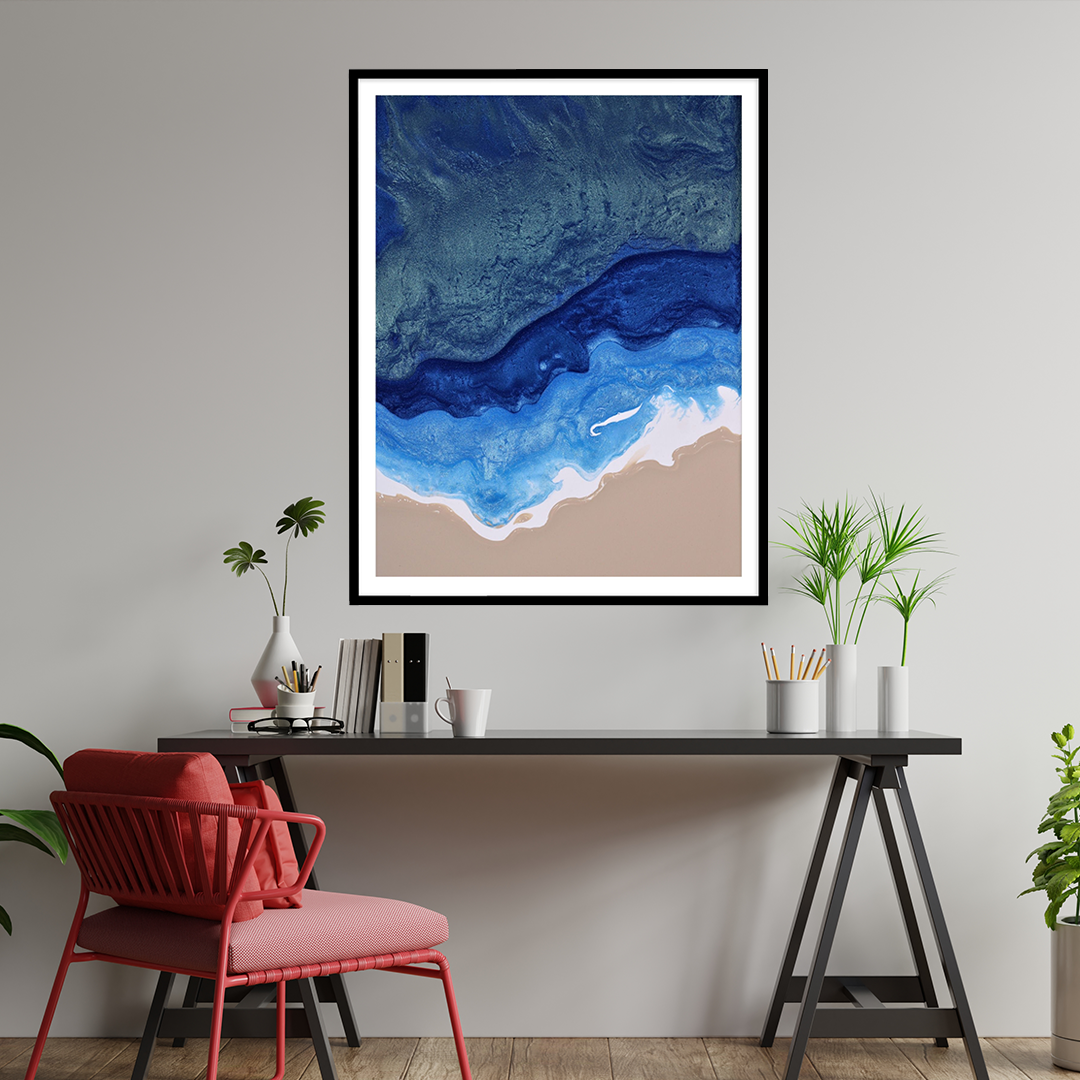 Ocean Waves Vastu Painting for Wall Decor