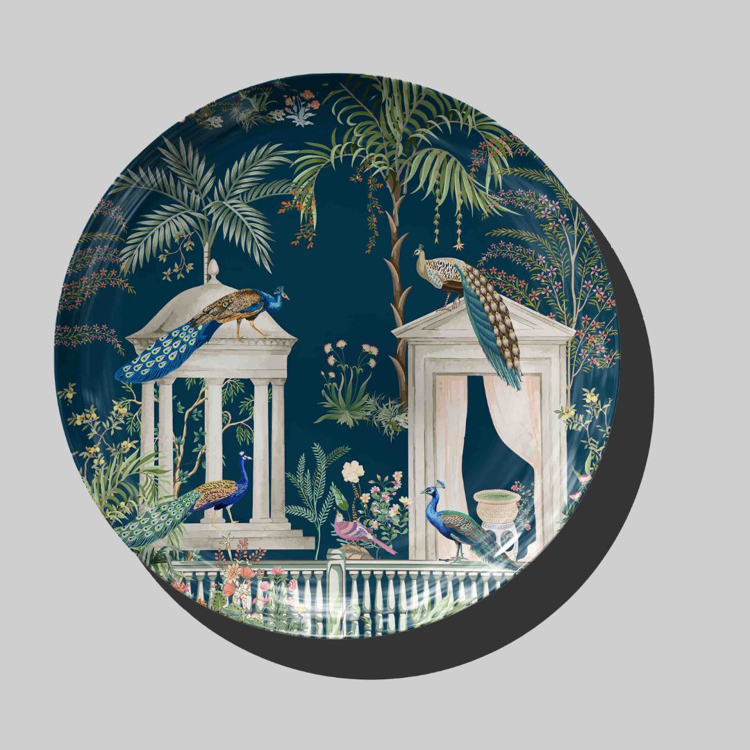 Palace Paradise Mughal Wall Plates for Home Decor