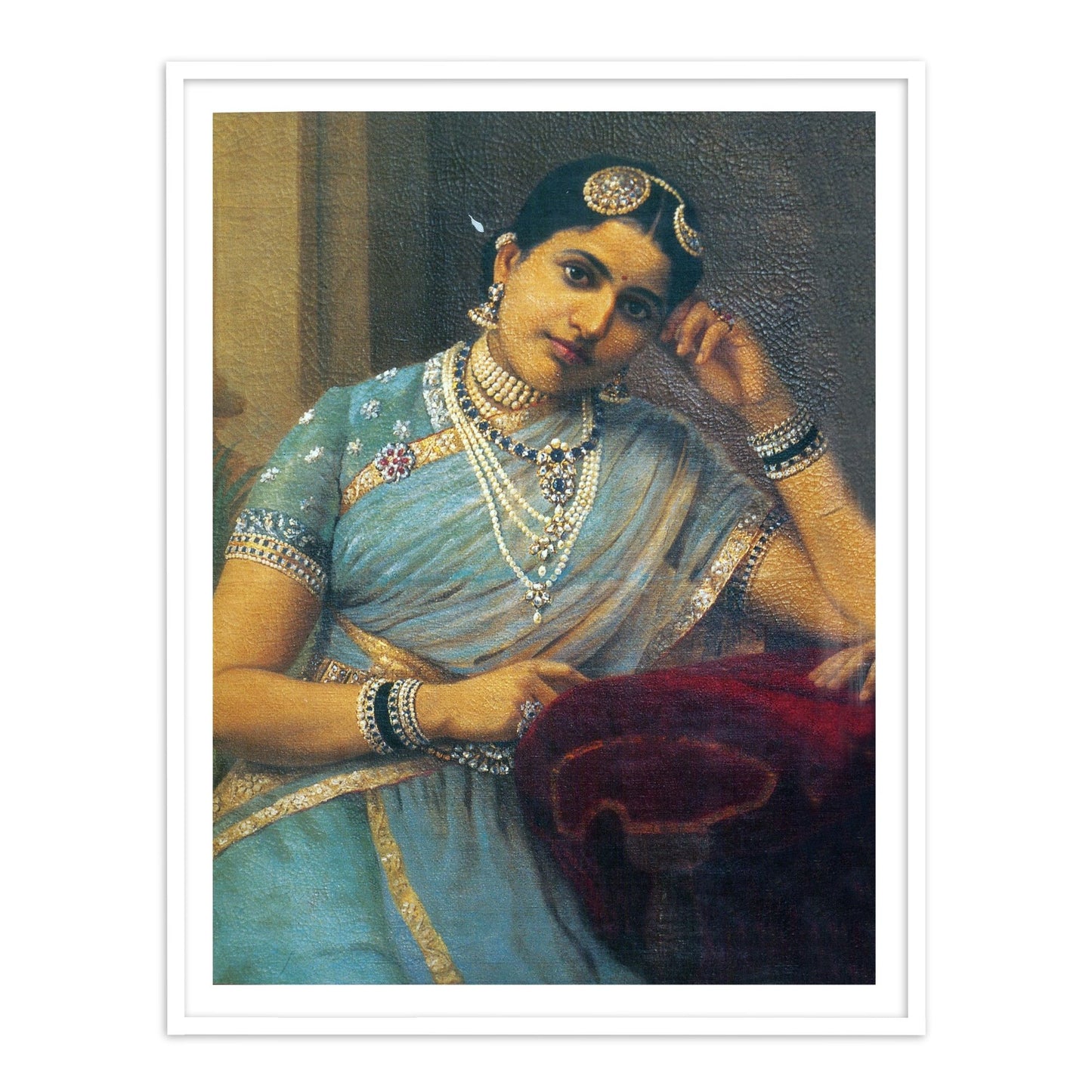 Raja & Rani of Kurupam by Raja Ravi Varma Wall Art for Home Decor