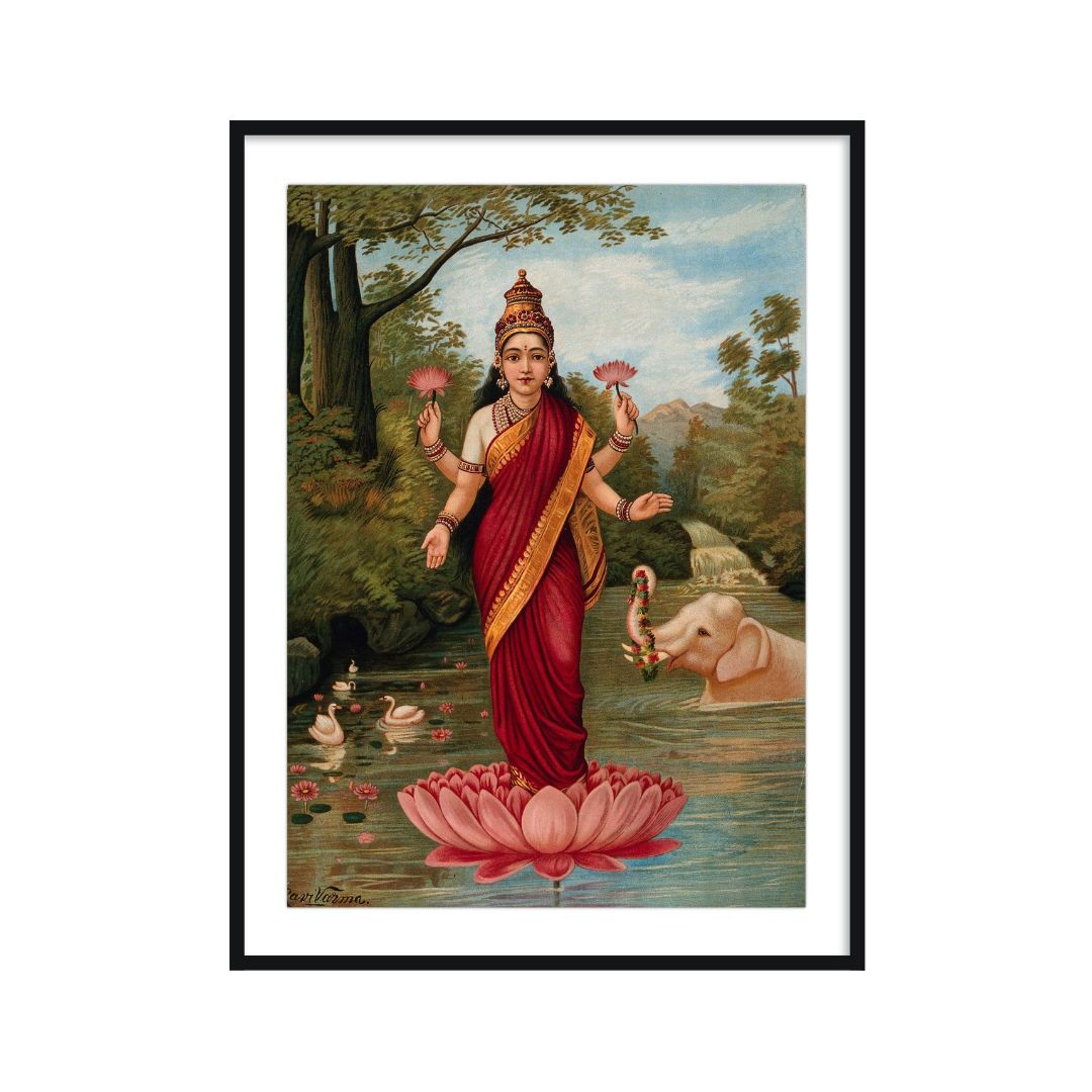 Saraswati ji & Lakshmi Ji by RRV - Best seller (Set of two)