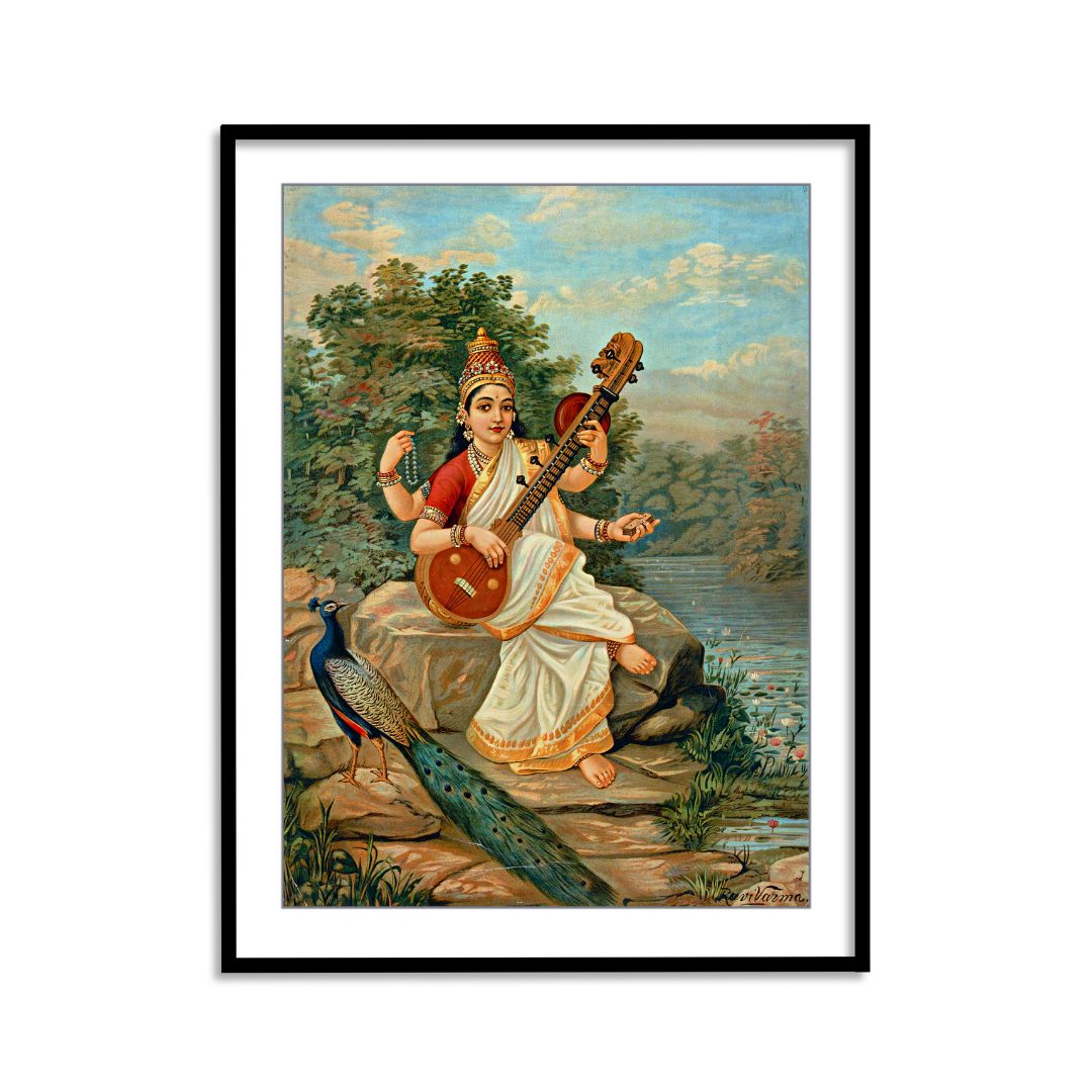 Saraswati ji & Lakshmi Ji by RRV - Best seller (Set of two)