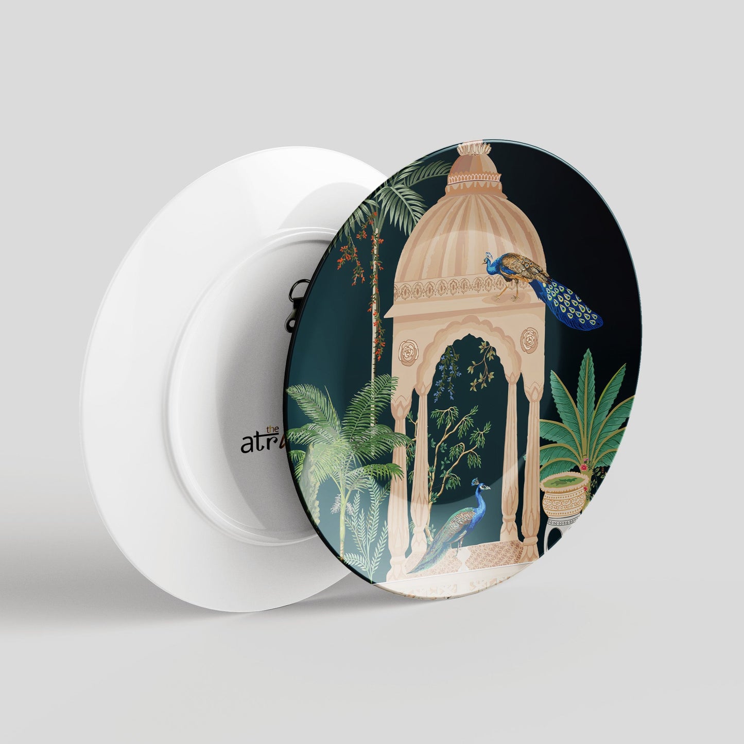 Peacock's Serenade Wall Decor Plate for Home Decor