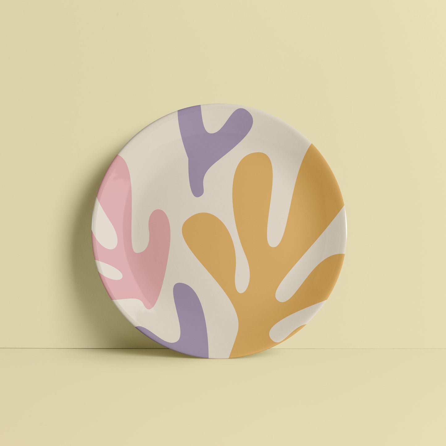 Matisse Inspired II Art Ceramic Wall Plate for Home Decor