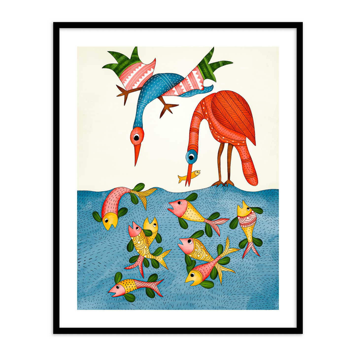 Set of 3- Gond Art VI