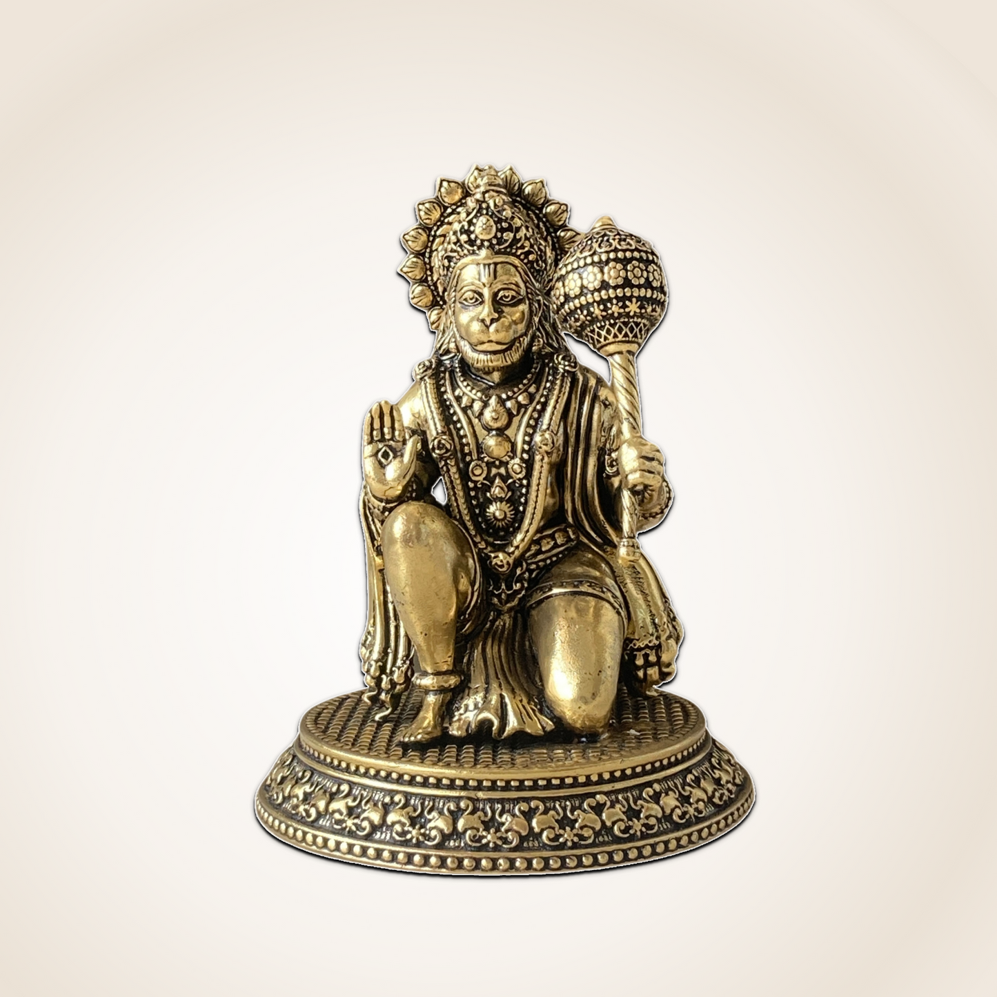 Hanumanji Brass Idol for Home Vastu and Decor by the Atrang