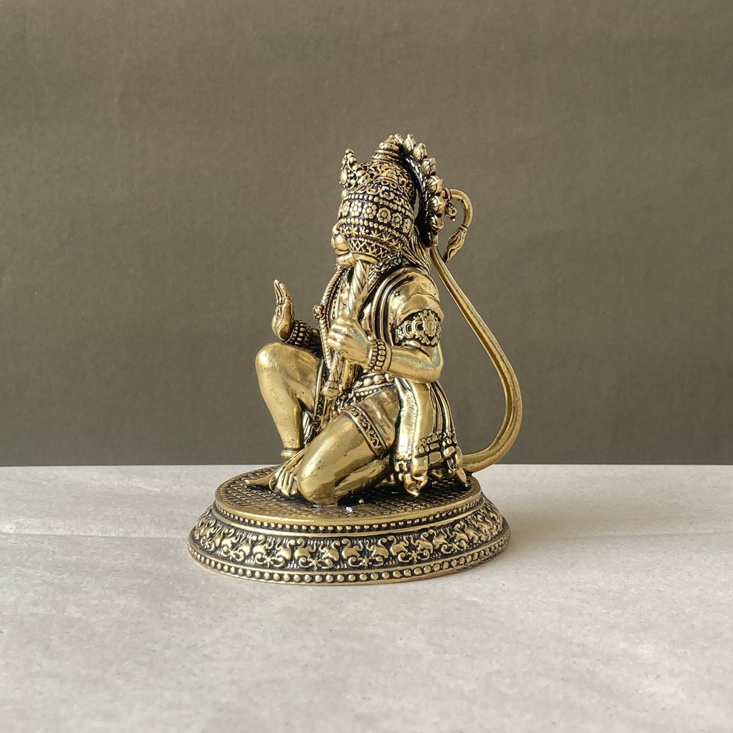 Divine Hanumanji Brass Idol – For Strength & Protection