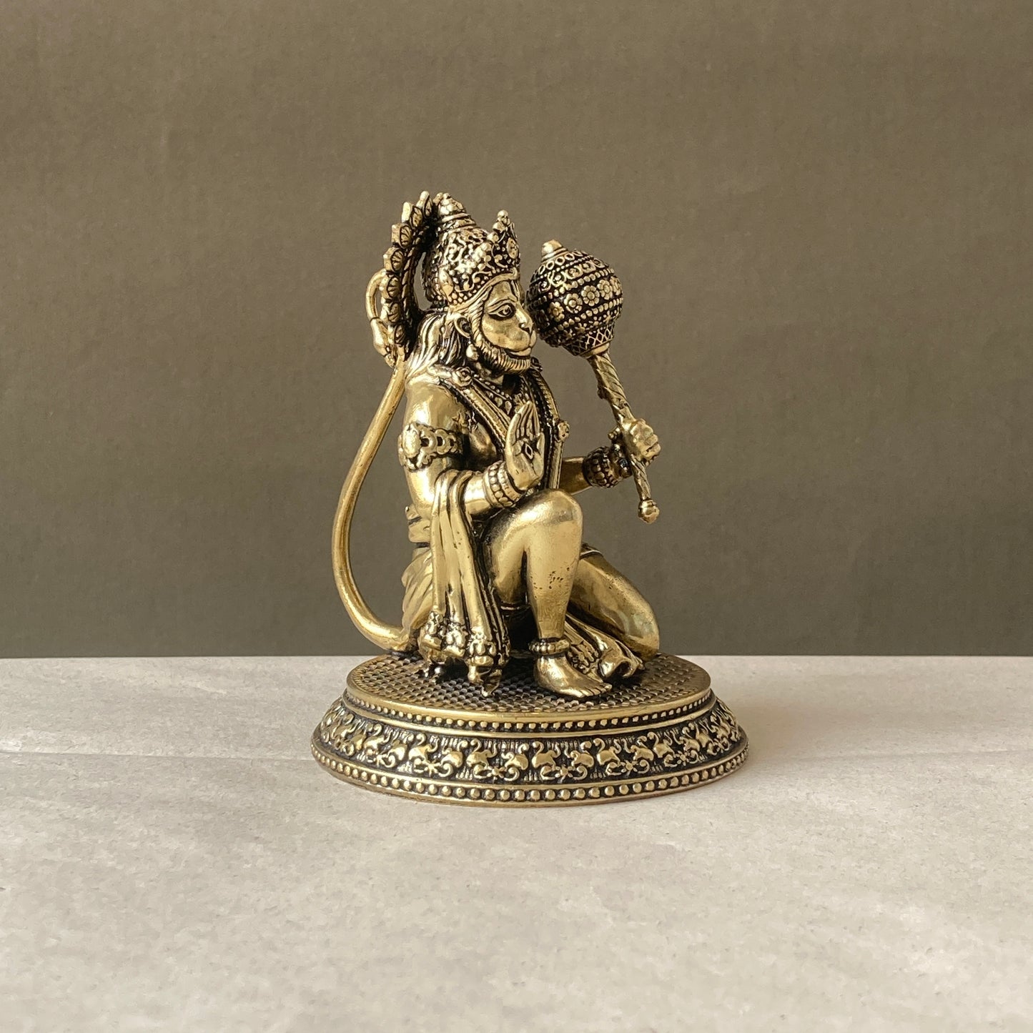 Divine Hanumanji Brass Idol – For Strength & Protection