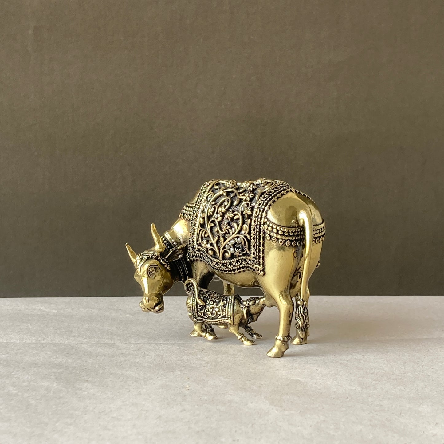Cow With Calf - Kamdhenu