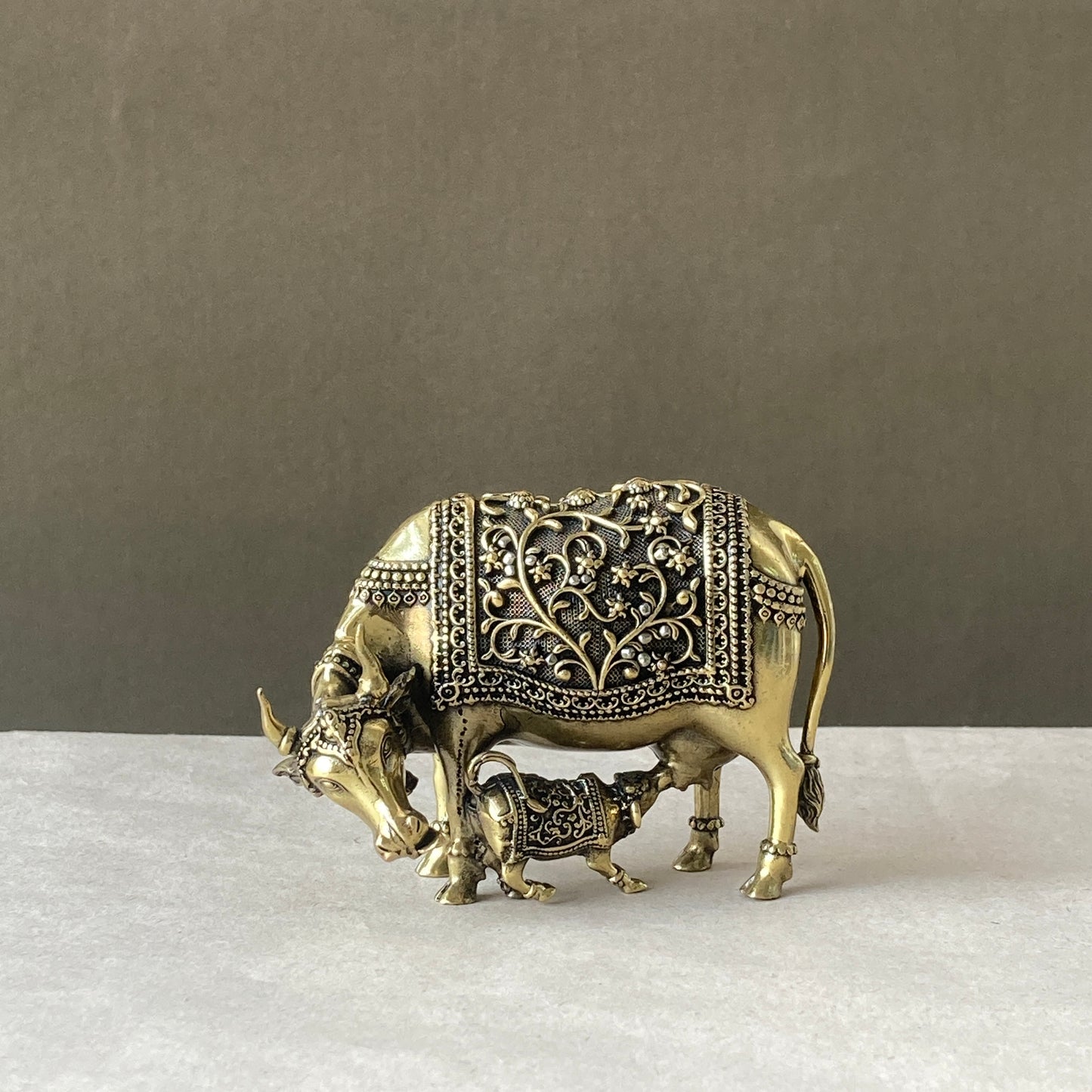 Cow With Calf - Kamdhenu