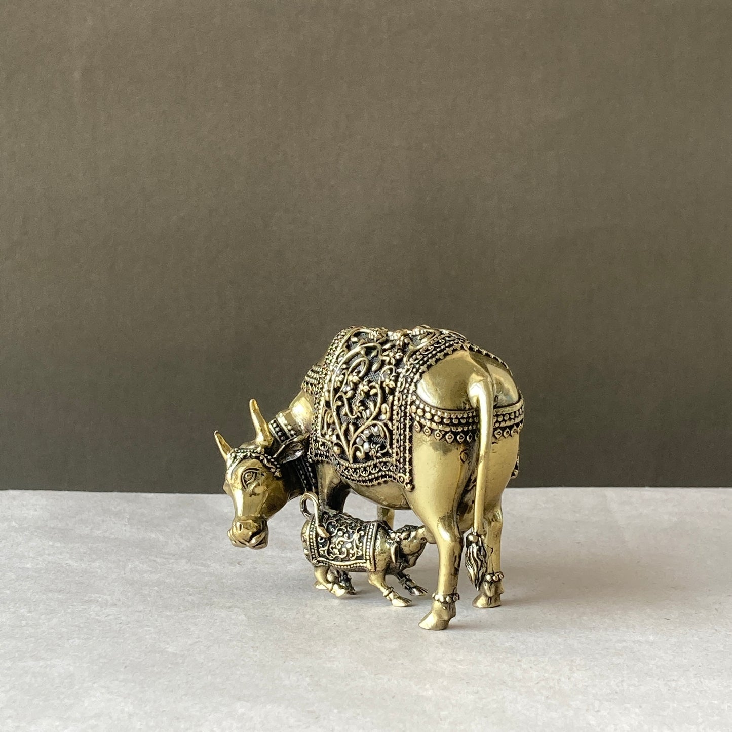 Cow With Calf - Kamdhenu