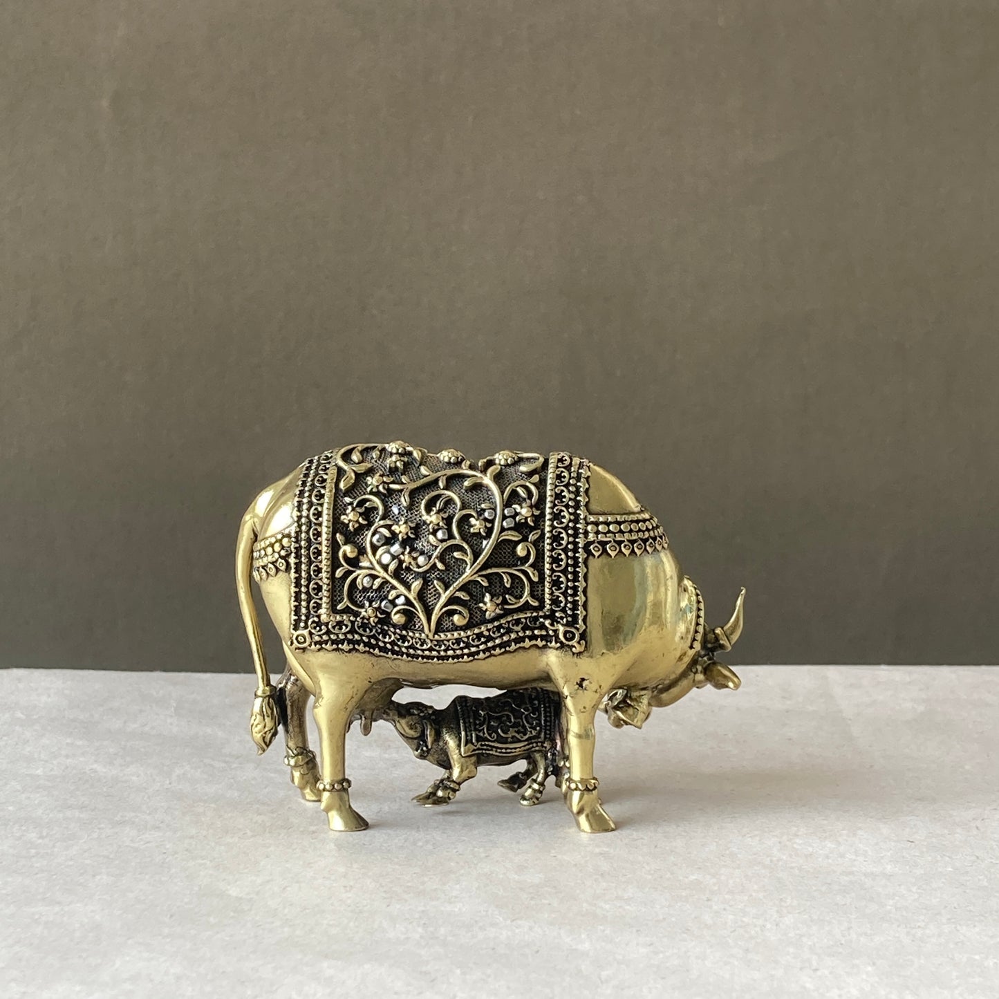 Cow With Calf - Kamdhenu