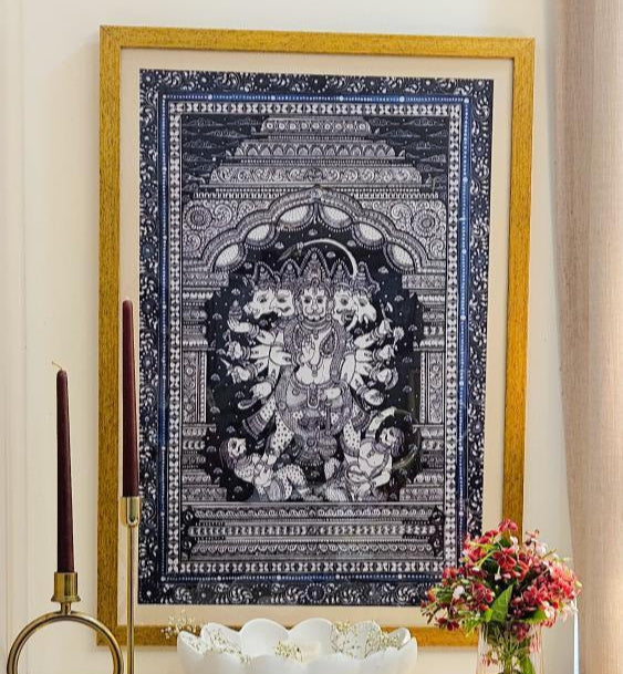 Panchmukhi Hanumanji Vastu Painting Wall Art for Home Decor