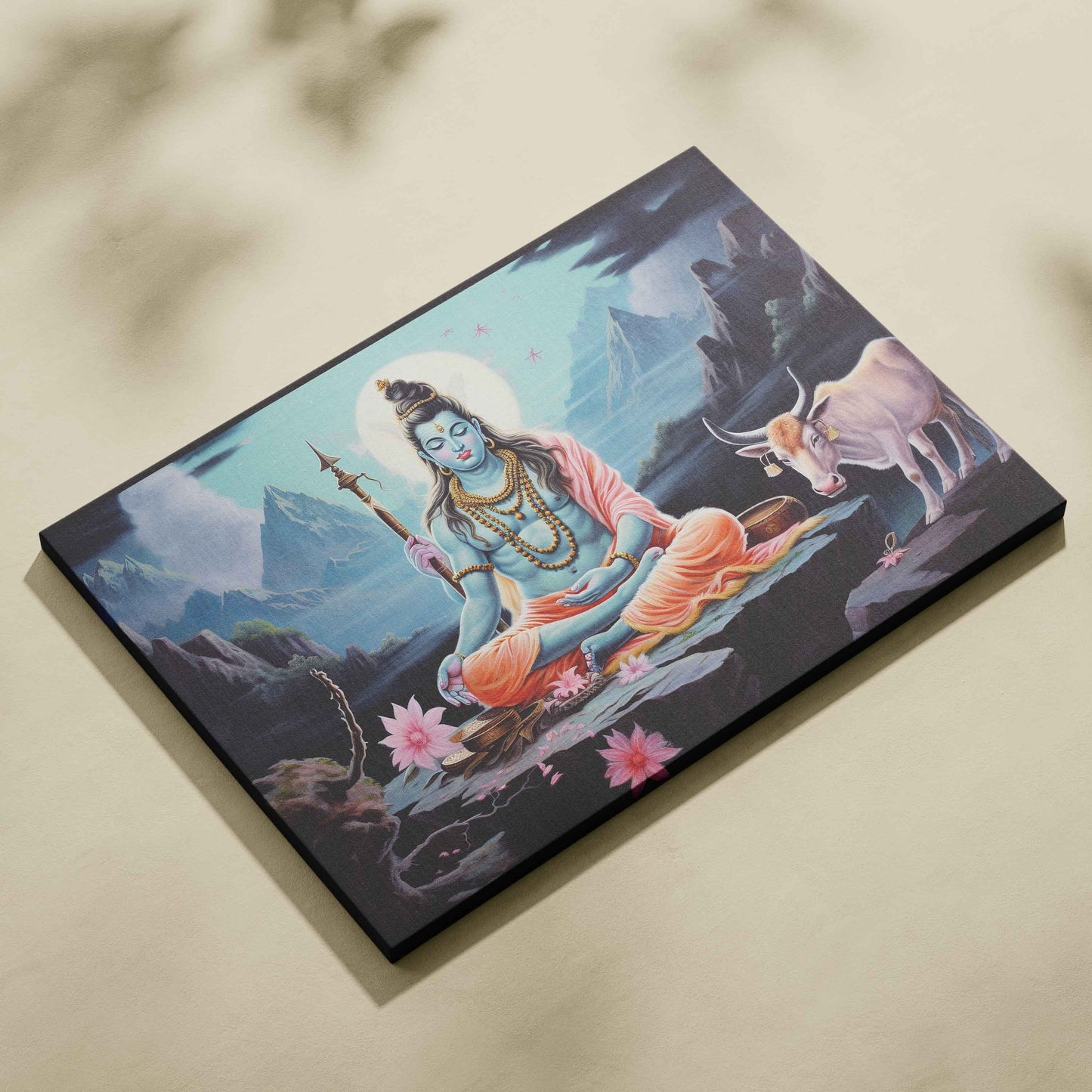 Shiv Shankar Vastu Painting for Home Wall Decor