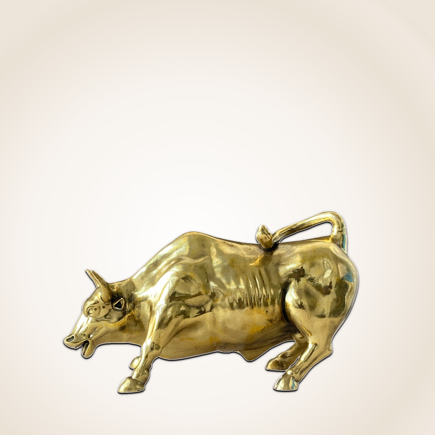 Vastu Bull Brass Idol for unwavering strength by The Atrang