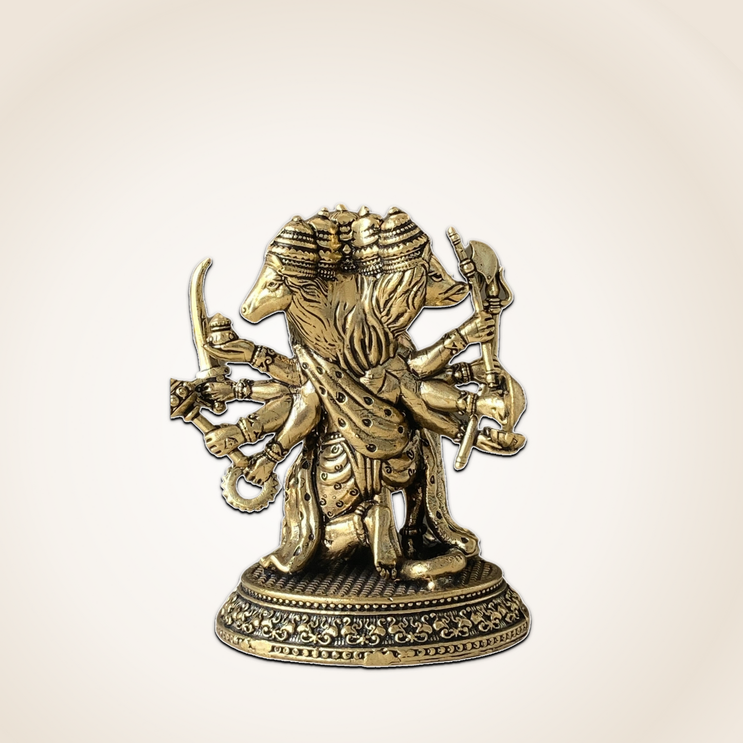 Panchmukhi Hanuman Brass Idol - For Protection & Power