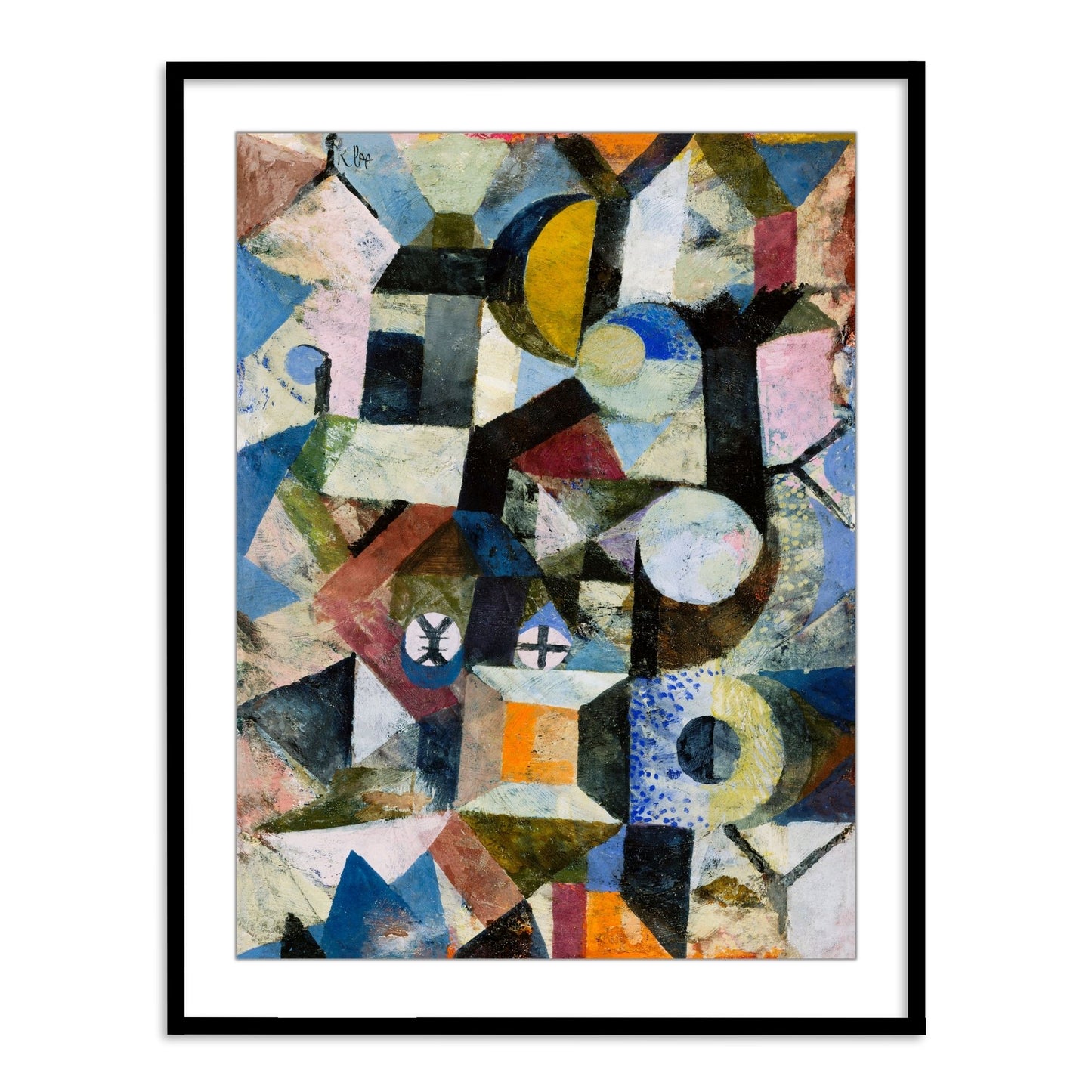 Composition with the Yellow Half-Moon and the Y by Paul Klee - The Atrang