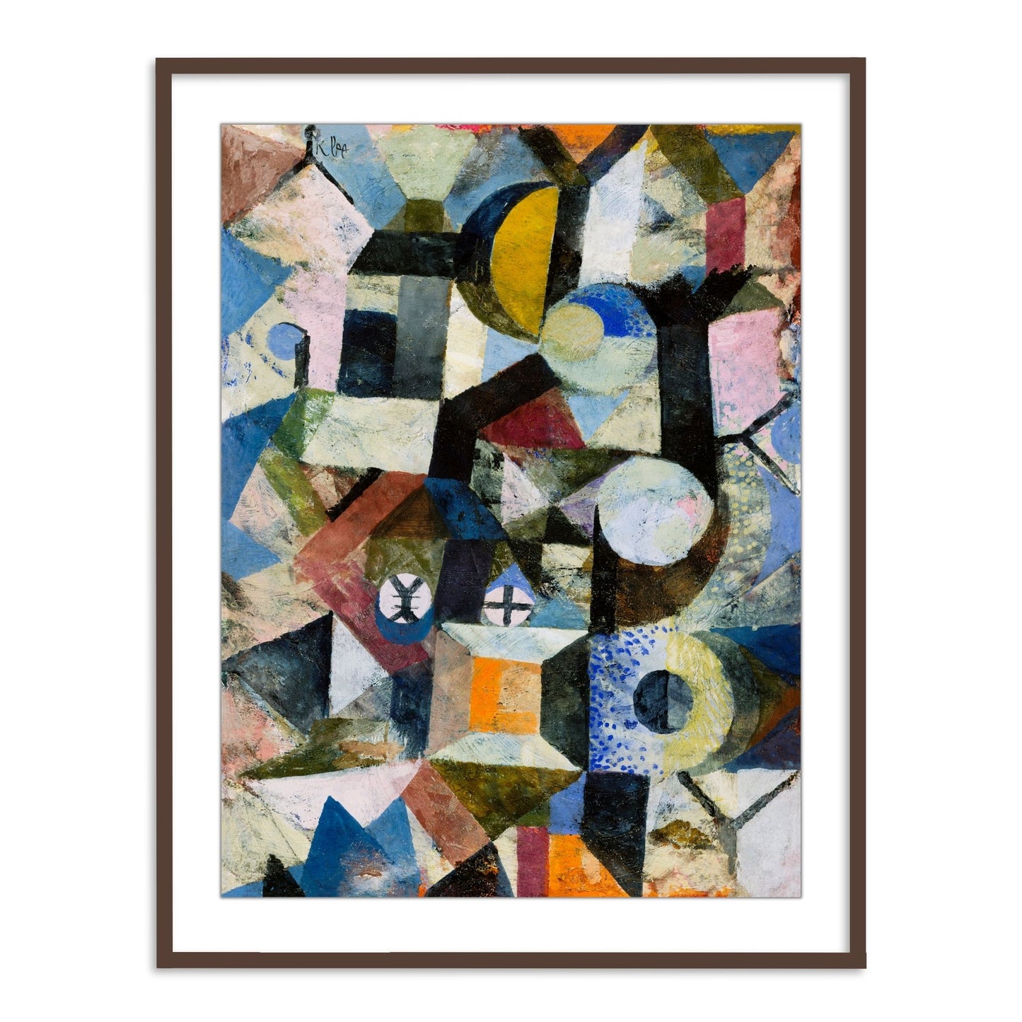 Composition with the Yellow Half-Moon and the Y by Paul Klee - The Atrang