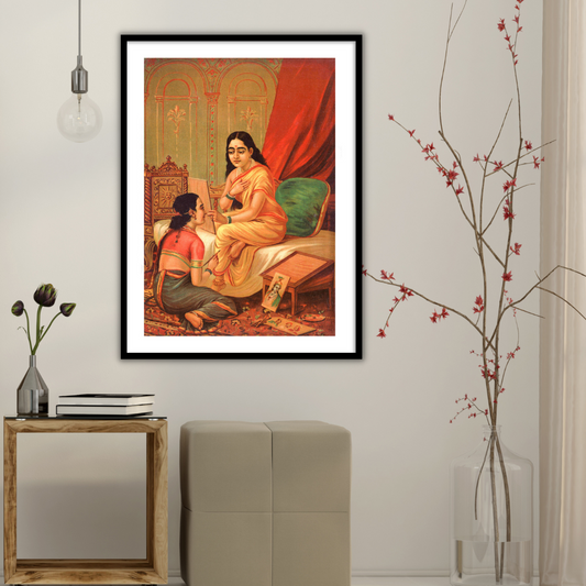 Raja Ravi Varma’s Chitralekha - Wall Art Painting for Home Decor