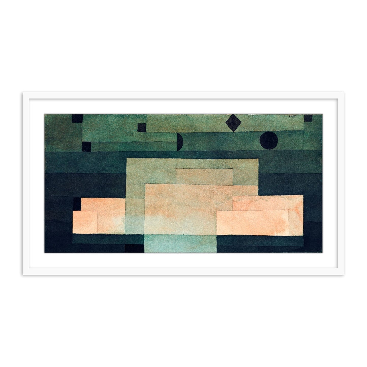 The Firmament Above the Temple by Paul Klee - The Atrang
