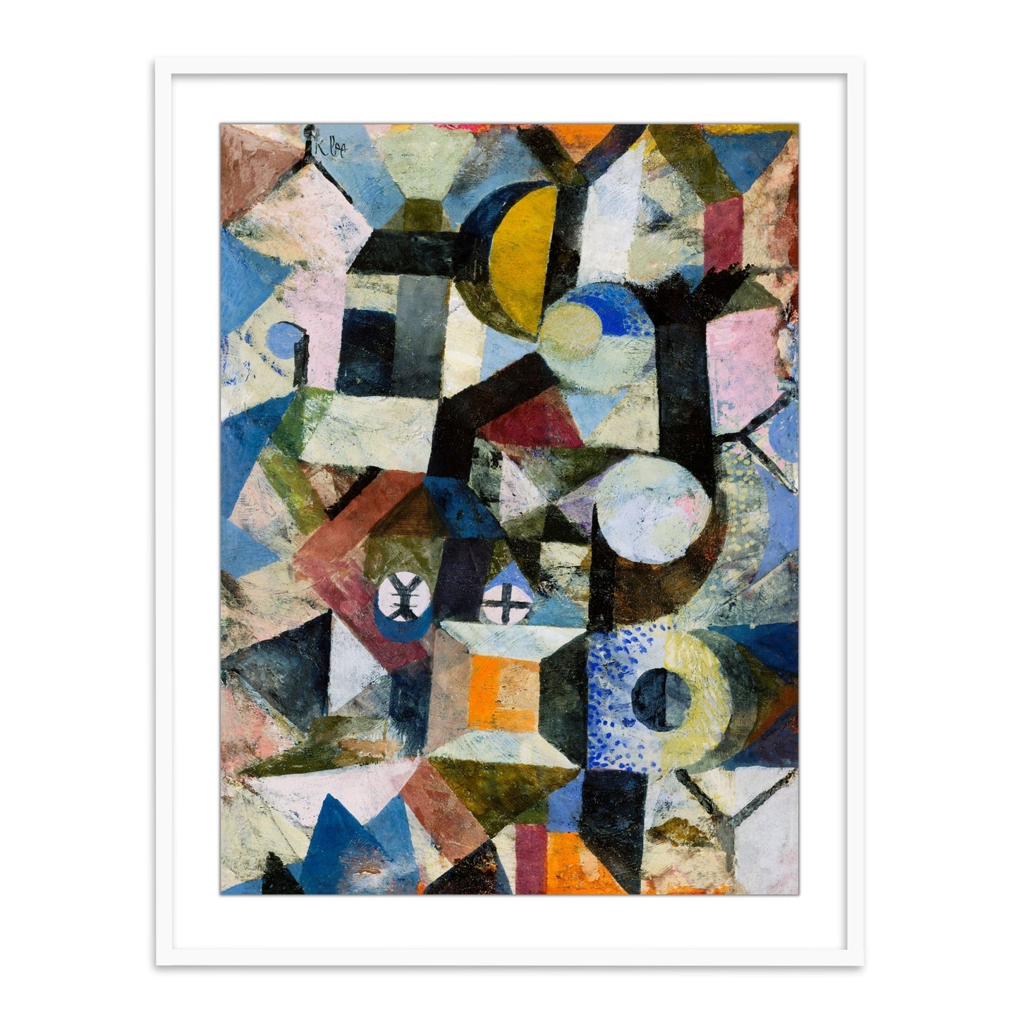 Composition with the Yellow Half-Moon and the Y by Paul Klee - The Atrang