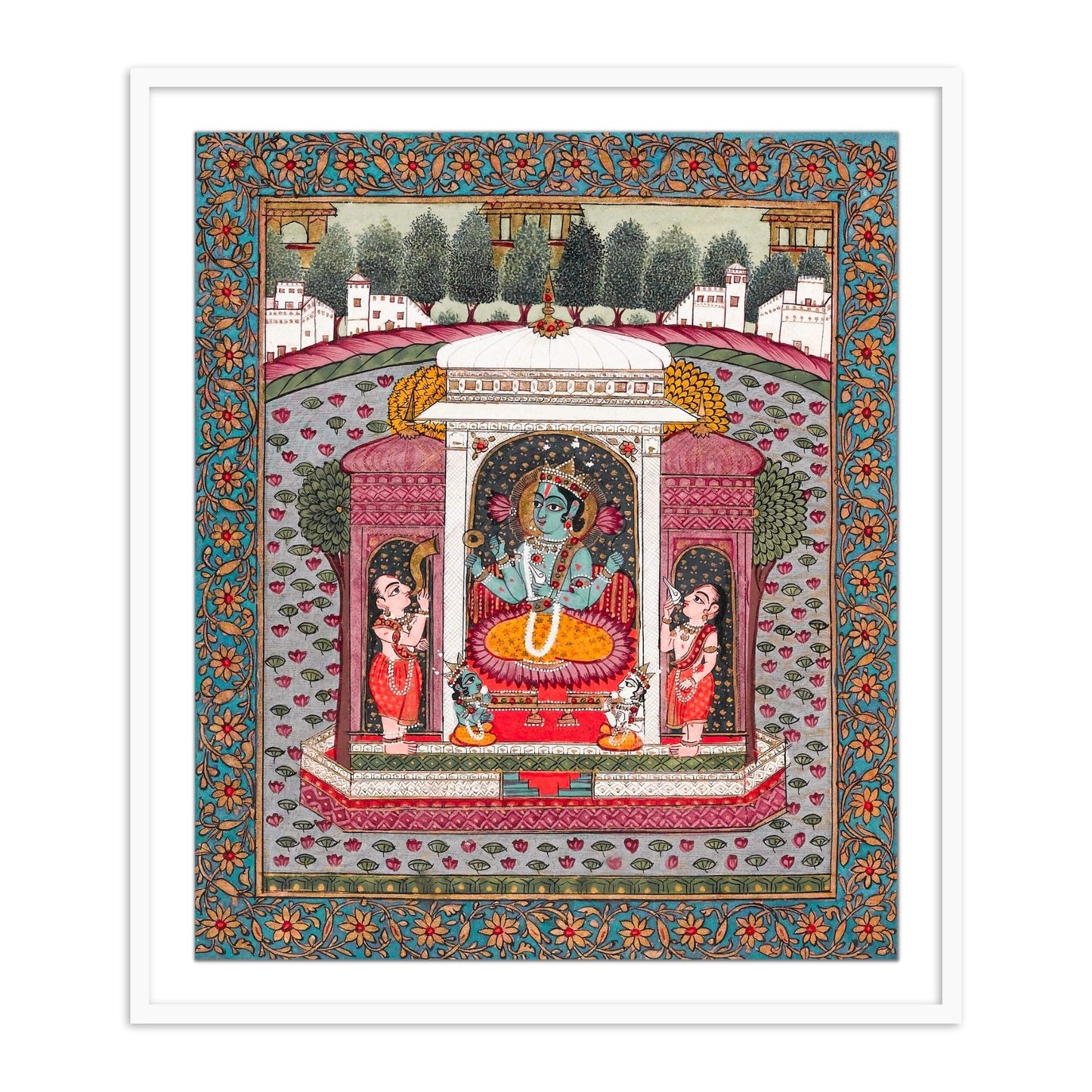 Vishnu in Lilly Pond - The Atrang