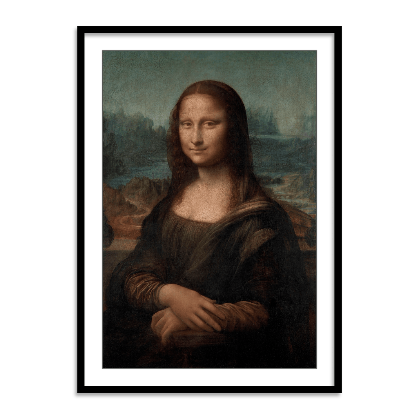 Portrait of Mona Lisa del Giocondo by Leonardo da Vinci - The Atrang