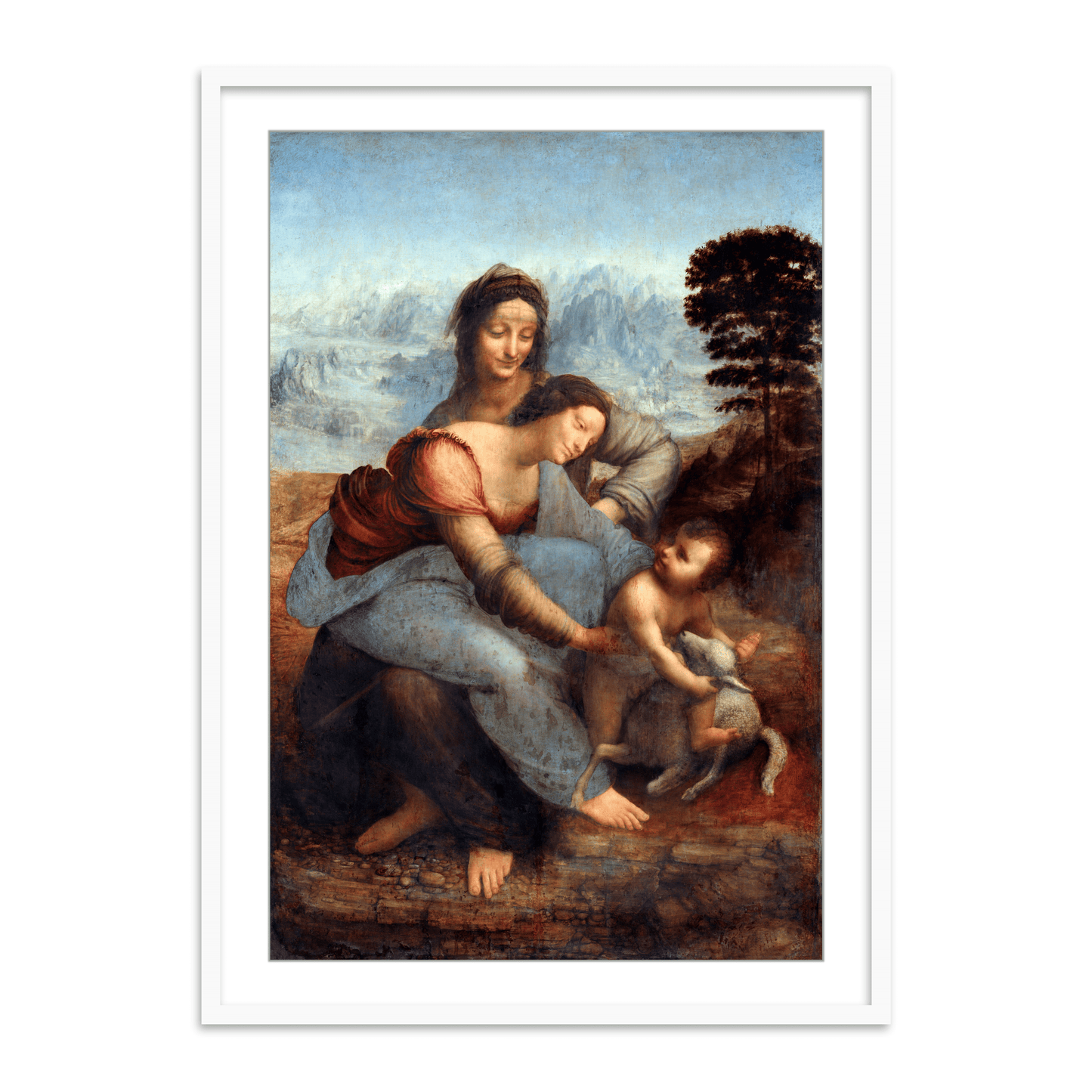 The Virgin and Child with Saint Anne by Leonardo da Vinci - The Atrang