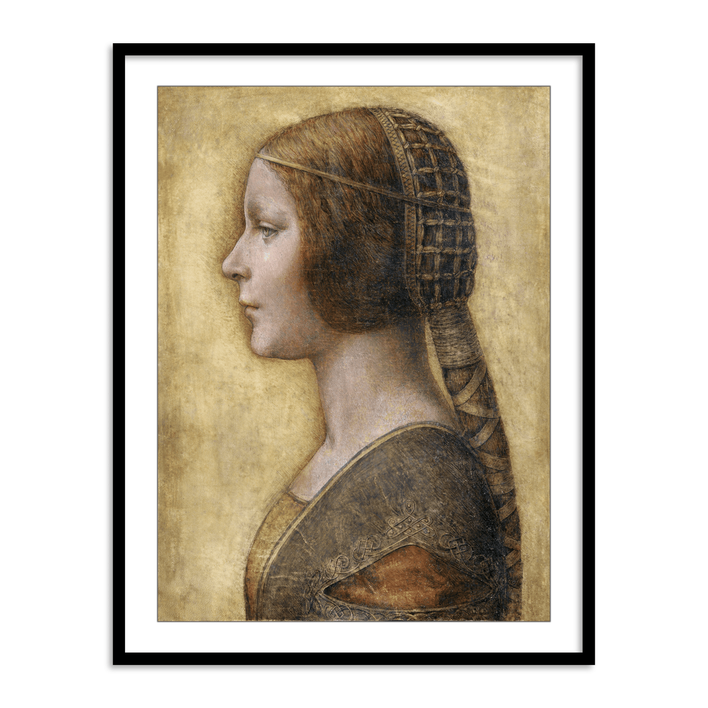 Profile of a Young Fiancée by Leonardo da Vinci - The Atrang