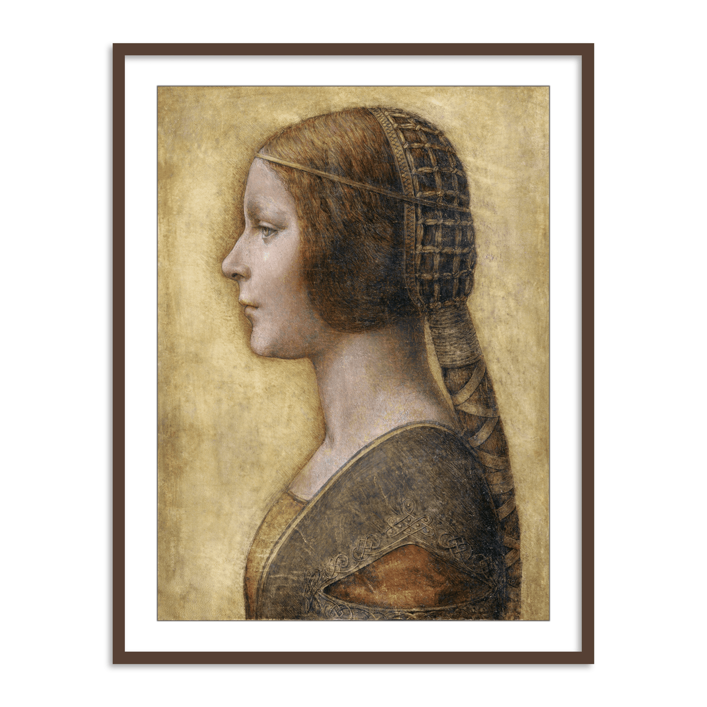 Profile of a Young Fiancée by Leonardo da Vinci - The Atrang