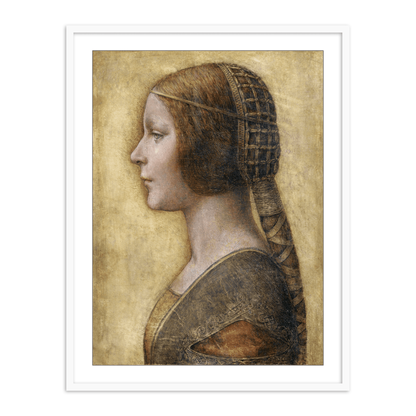 Profile of a Young Fiancée by Leonardo da Vinci - The Atrang