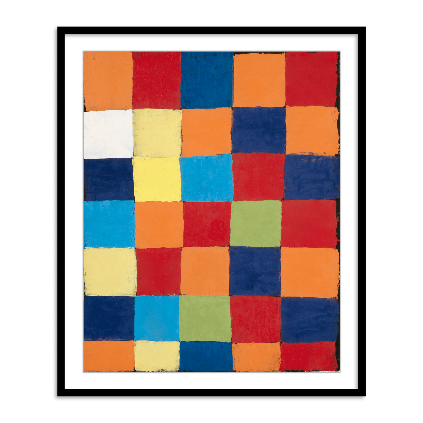 QU 1 Color Chart by Paul Klee - The Atrang