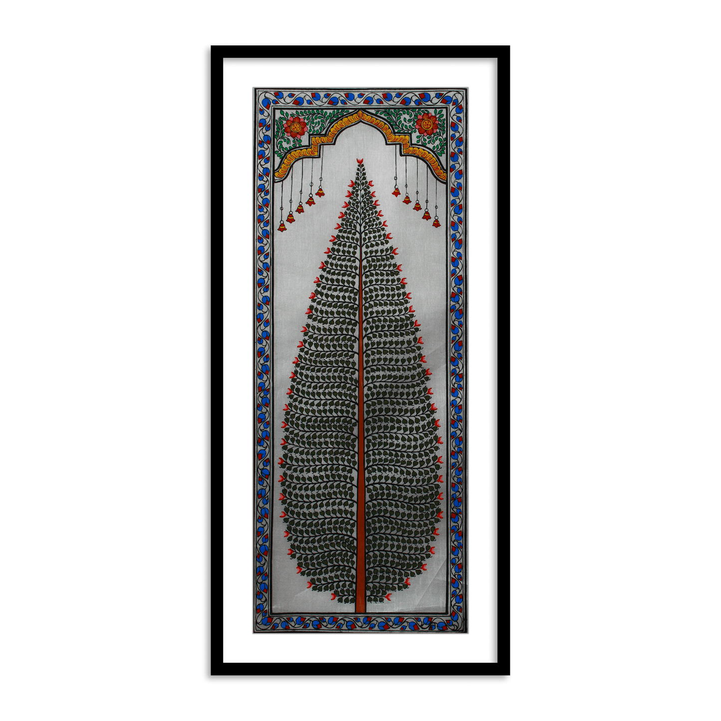 Pattachitra Tree Painting | Patta Framed Wall Art