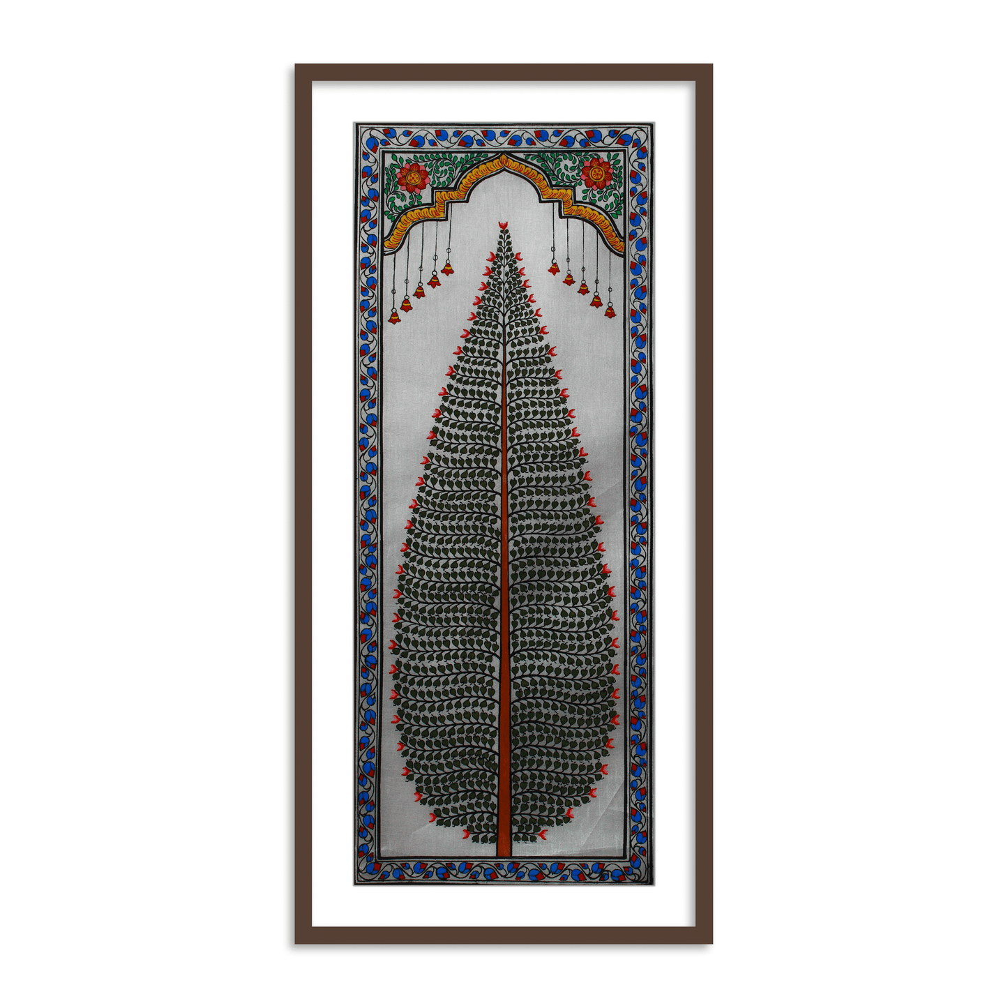 Pattachitra Tree Painting | Patta Framed Wall Art