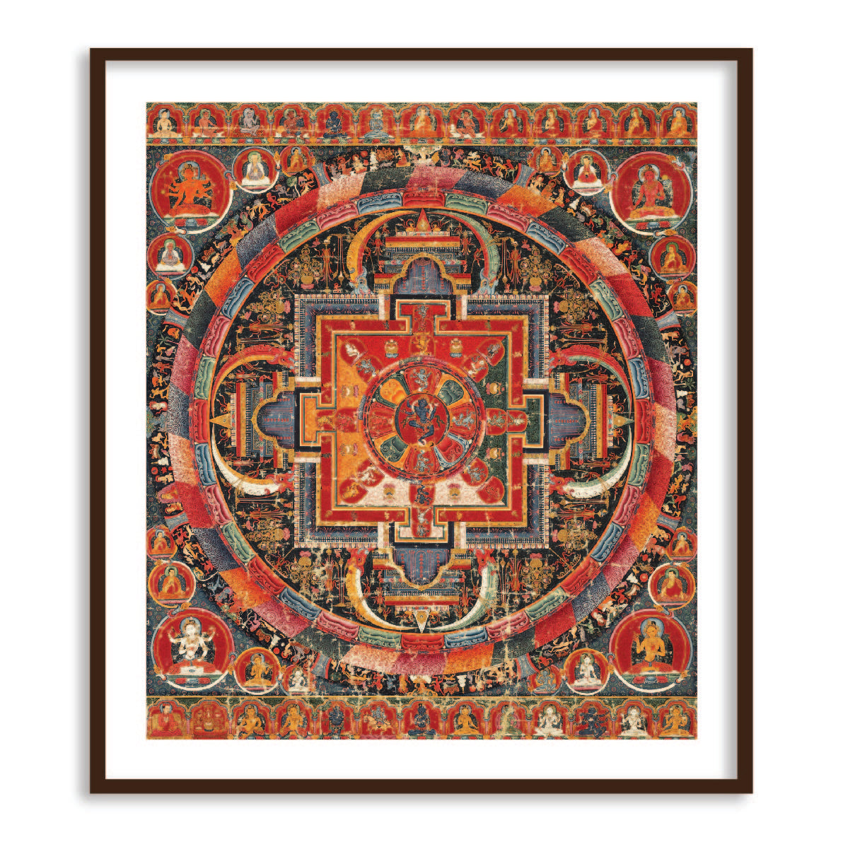 Mandala Buddha Painting Tibetan Art for Home Decor Online - The Atrang