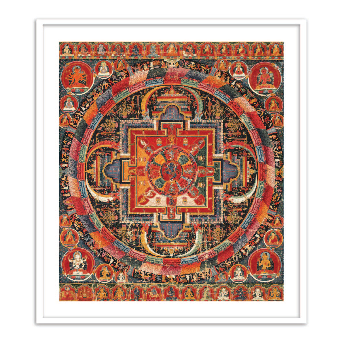 Mandala Buddha Painting Tibetan Art for Home Decor Online - The Atrang