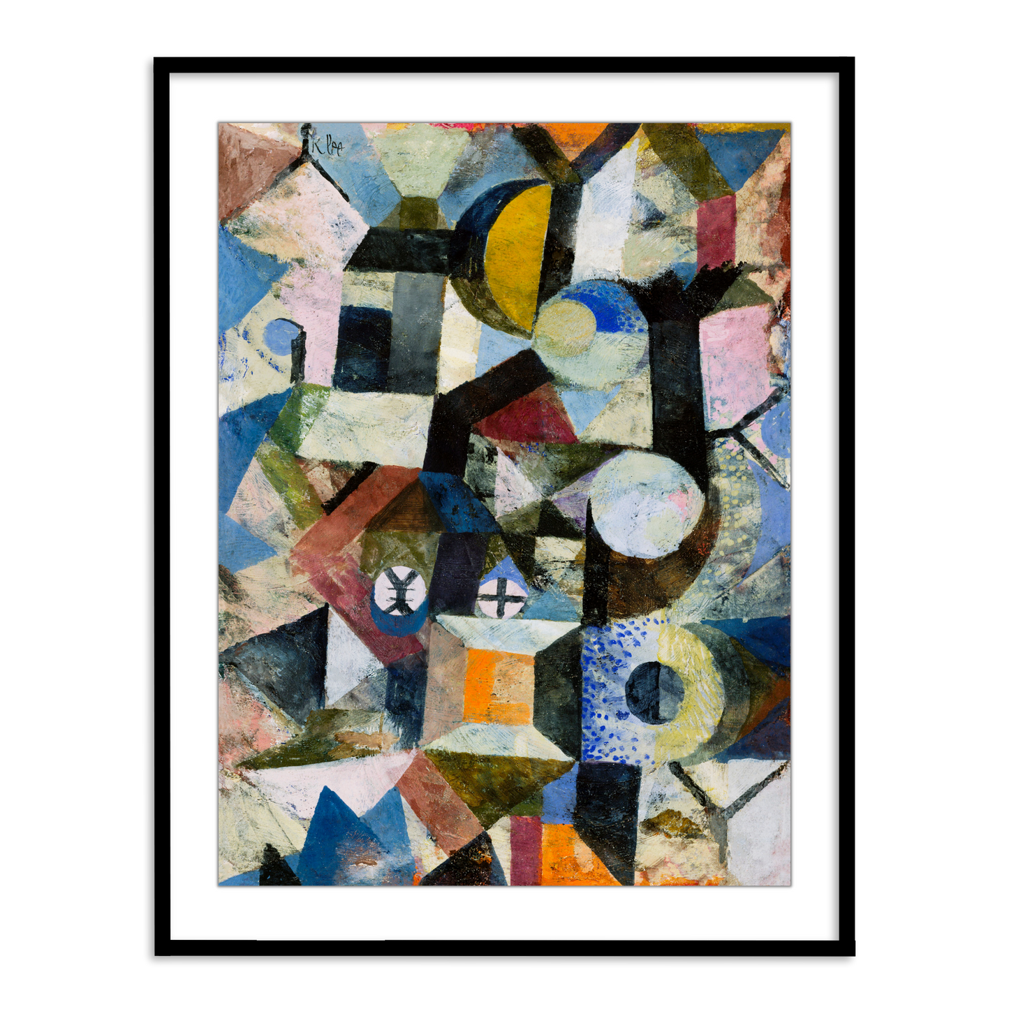 Composition with the Yellow Half-Moon and the Y by Paul Klee - The Atrang
