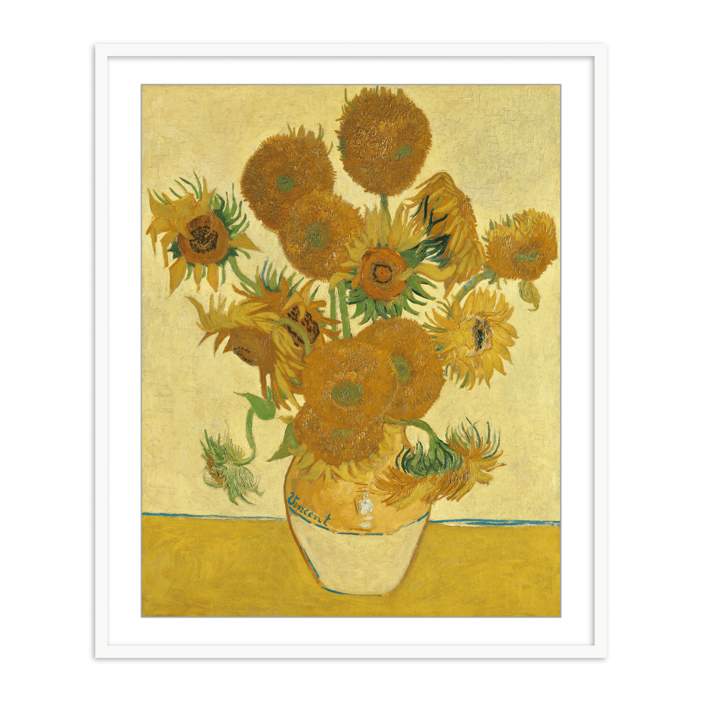 Sunflowers by Vincent Van Gogh Famous Painting Wall Art