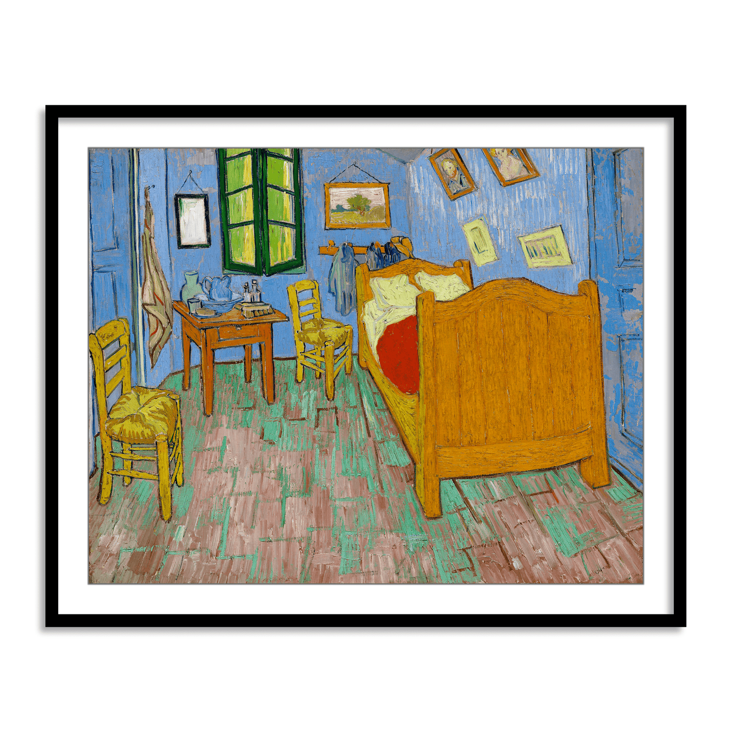 The Bedroom by Vincent Van Gogh Famous Painting Wall Art