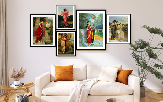 Raja Ravi Varma Paintings - The Atrang