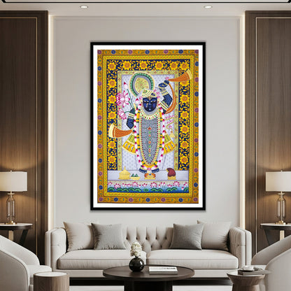 Shrinathji Pichwai Painting | Traditional Indian Pichwai Art for Wall Decor