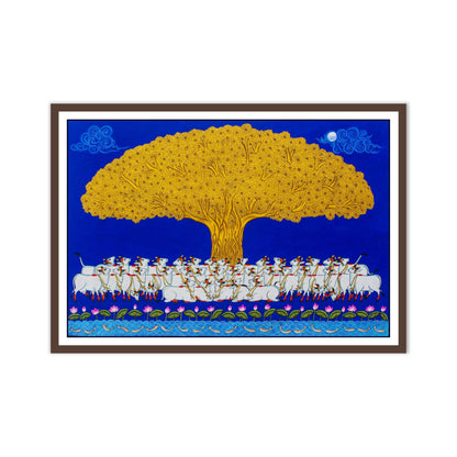 Tree of Life Pichwai Artwork – Vastu-Inspired Life of Tree Painting for Positive Energy & Home Decor