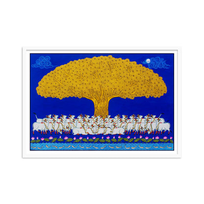 Tree of Life Pichwai Artwork – Vastu-Inspired Life of Tree Painting for Positive Energy & Home Decor