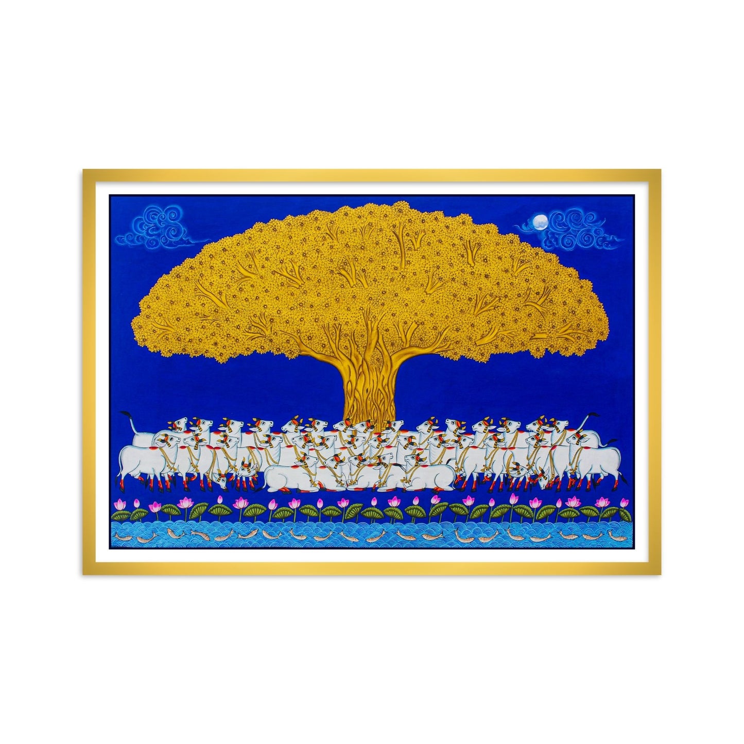 Tree of Life Pichwai Artwork – Vastu-Inspired Life of Tree Painting for Positive Energy & Home Decor