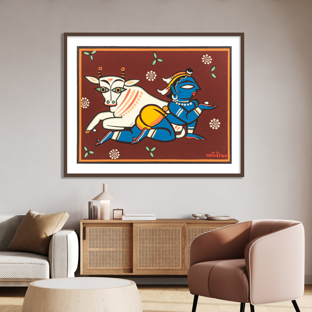 Jamini Roy Paintings & Art Prints | Buy Indian Art Online – The Atrang