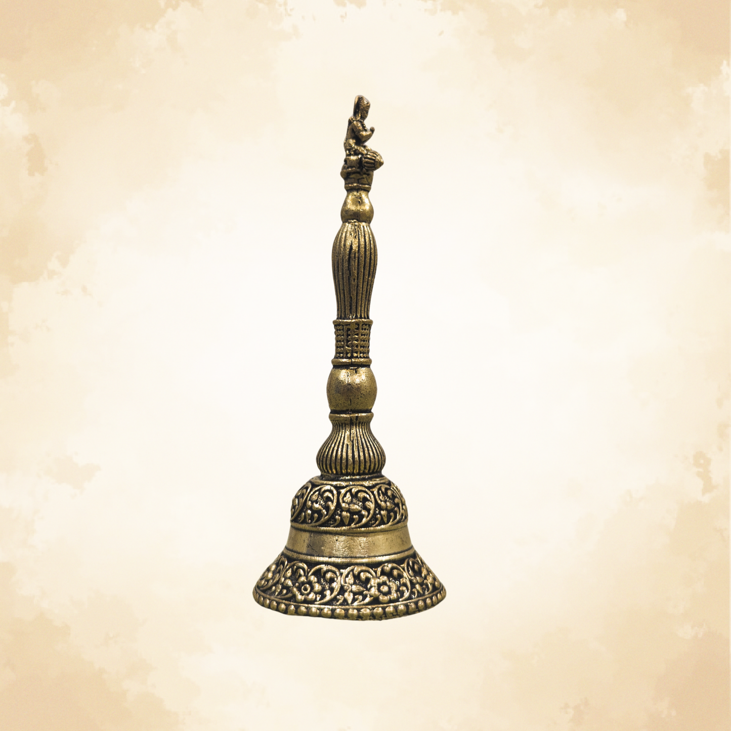 Pure Brass Hanuman Ji Temple Bell | Vastu Pooja Bell for Protection & Positive Energy