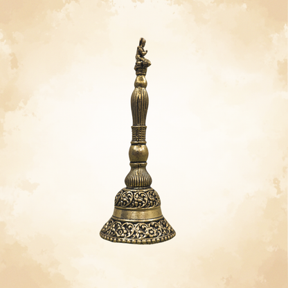 Pure Brass Hanuman Ji Temple Bell | Vastu Pooja Bell for Protection & Positive Energy