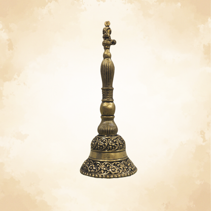 Pure Brass Hanuman Ji Temple Bell | Vastu Pooja Bell for Protection & Positive Energy